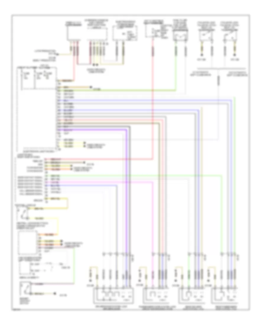 Anti theft  Central Locking Wiring Diagram for BMW X3 28i 2012