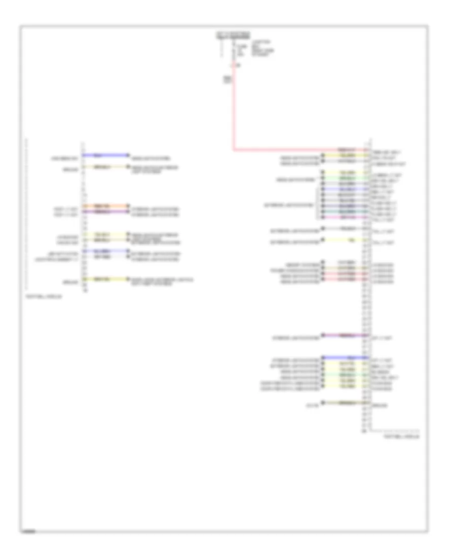 Body Control Modules Wiring Diagram 1 of 2 for BMW X3 28i 2012