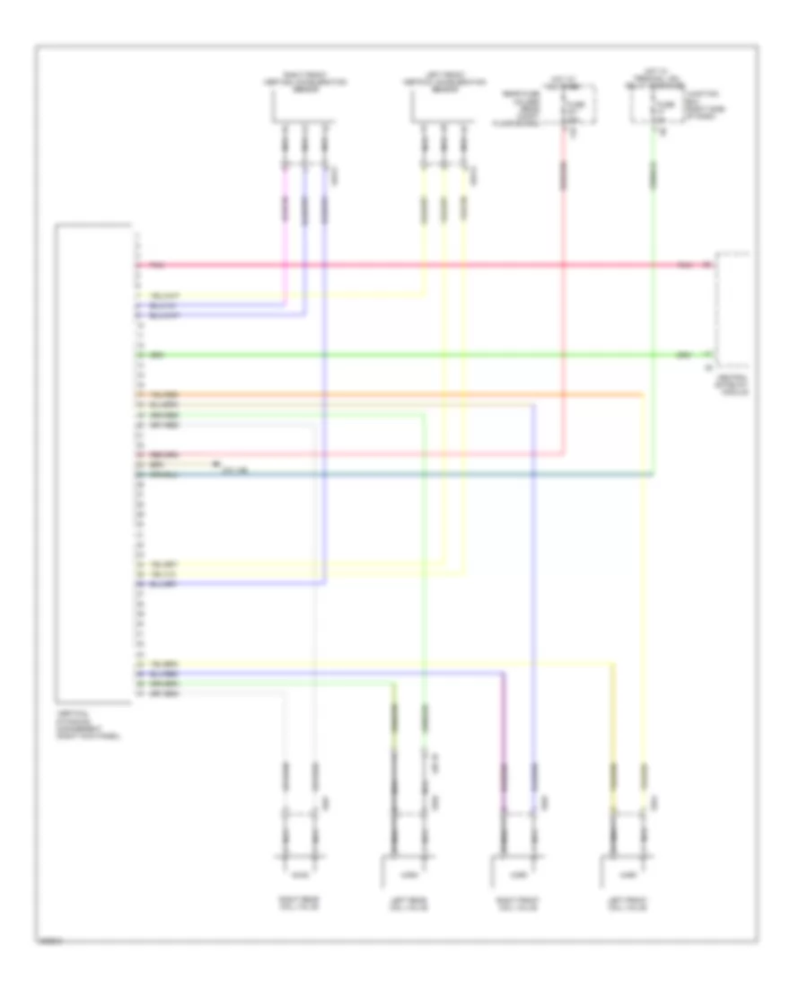 Dynamic Drive Suspension Wiring Diagram for BMW X3 28i 2012