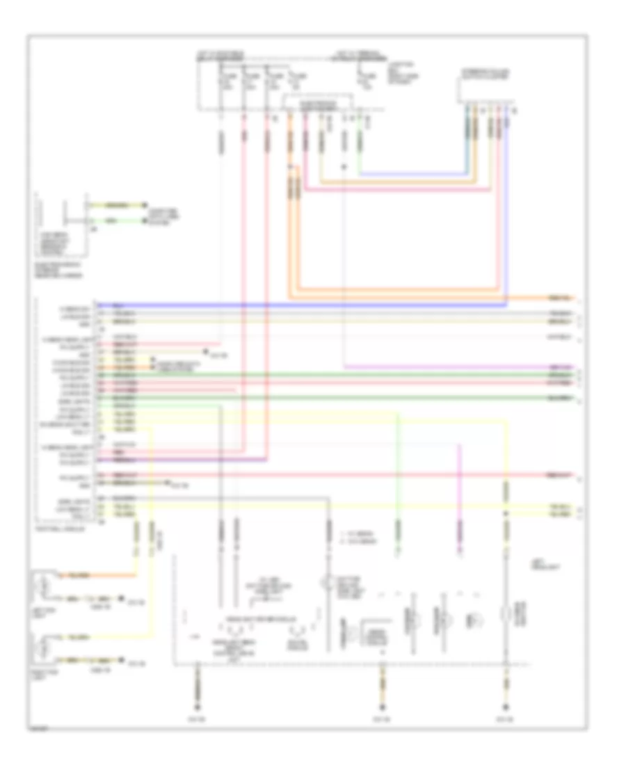 Headlights Wiring Diagram 1 of 2 for BMW X3 28i 2012