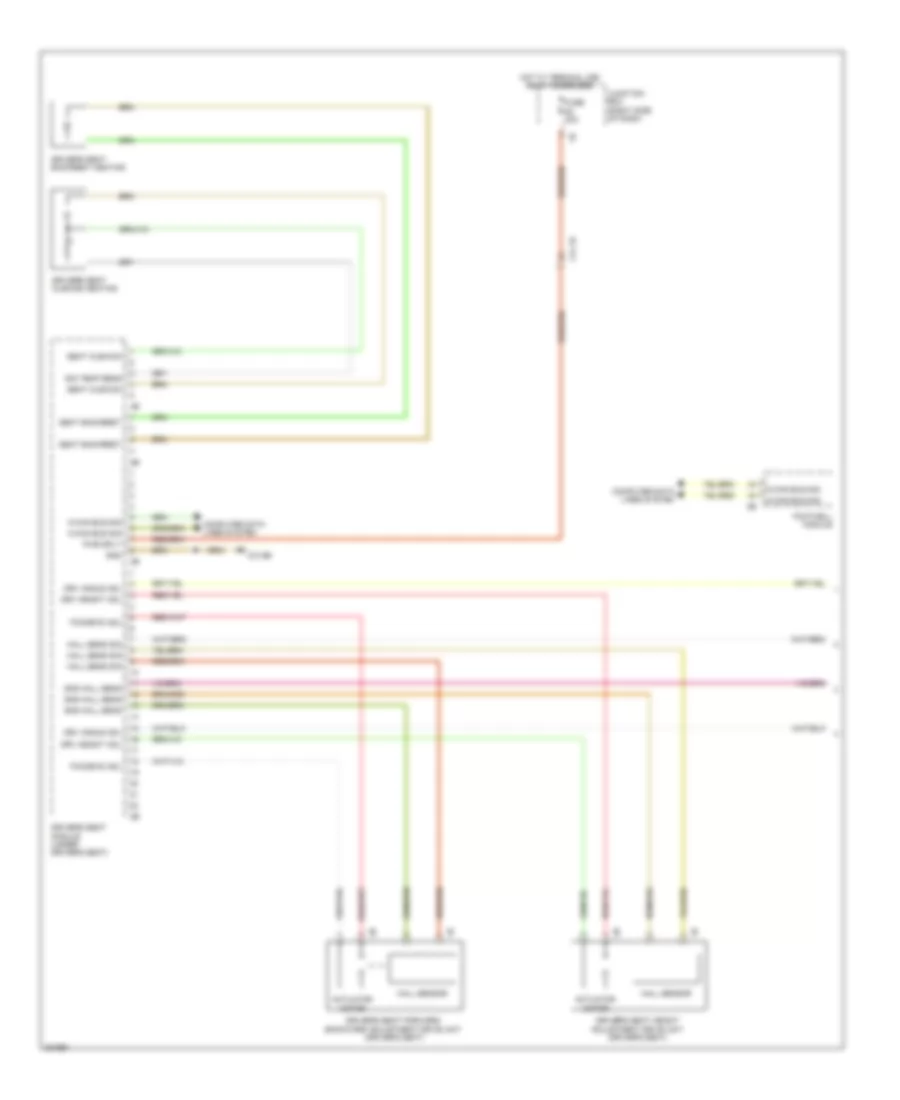 Driver s Memory Seat Wiring Diagram 1 of 2 for BMW X3 28i 2012