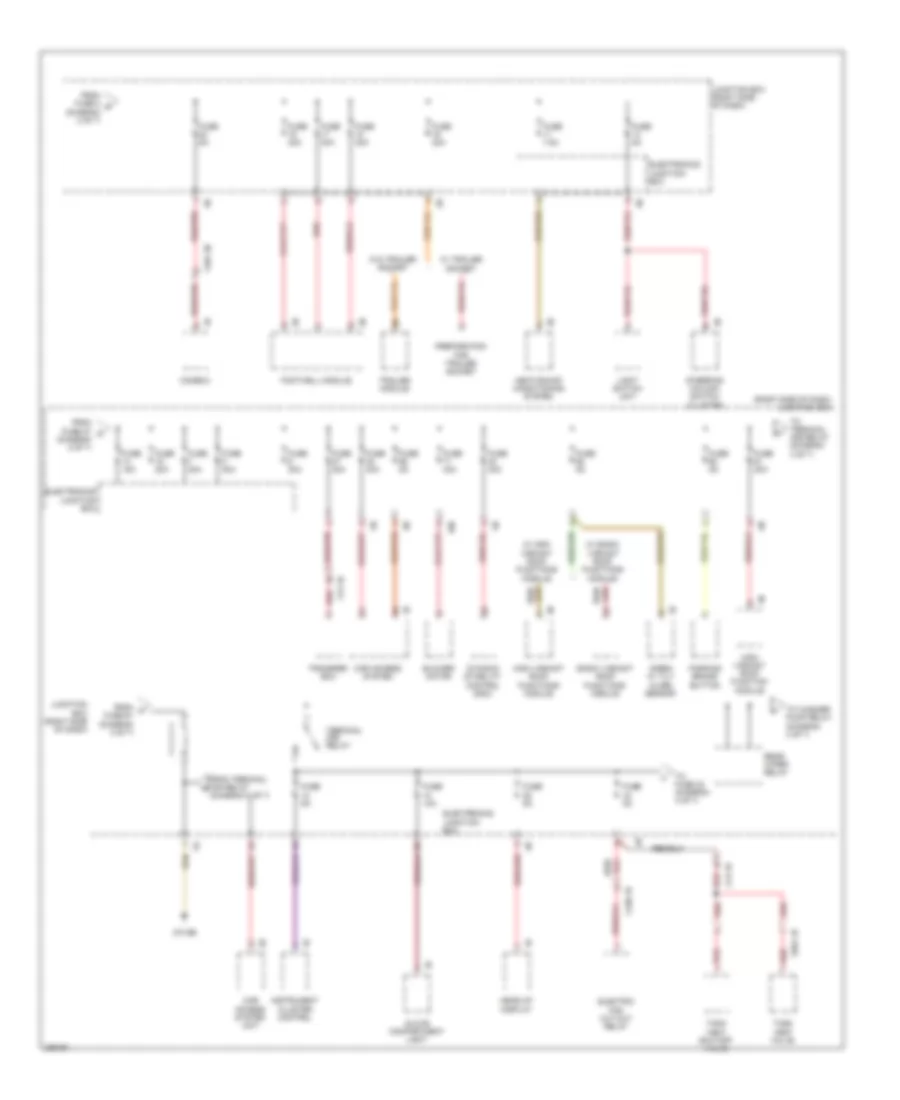 Power Distribution Wiring Diagram 3 of 7 for BMW X3 28i 2012