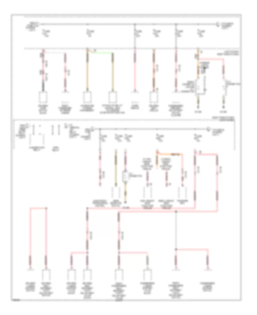 Power Distribution Wiring Diagram 4 of 7 for BMW X3 28i 2012