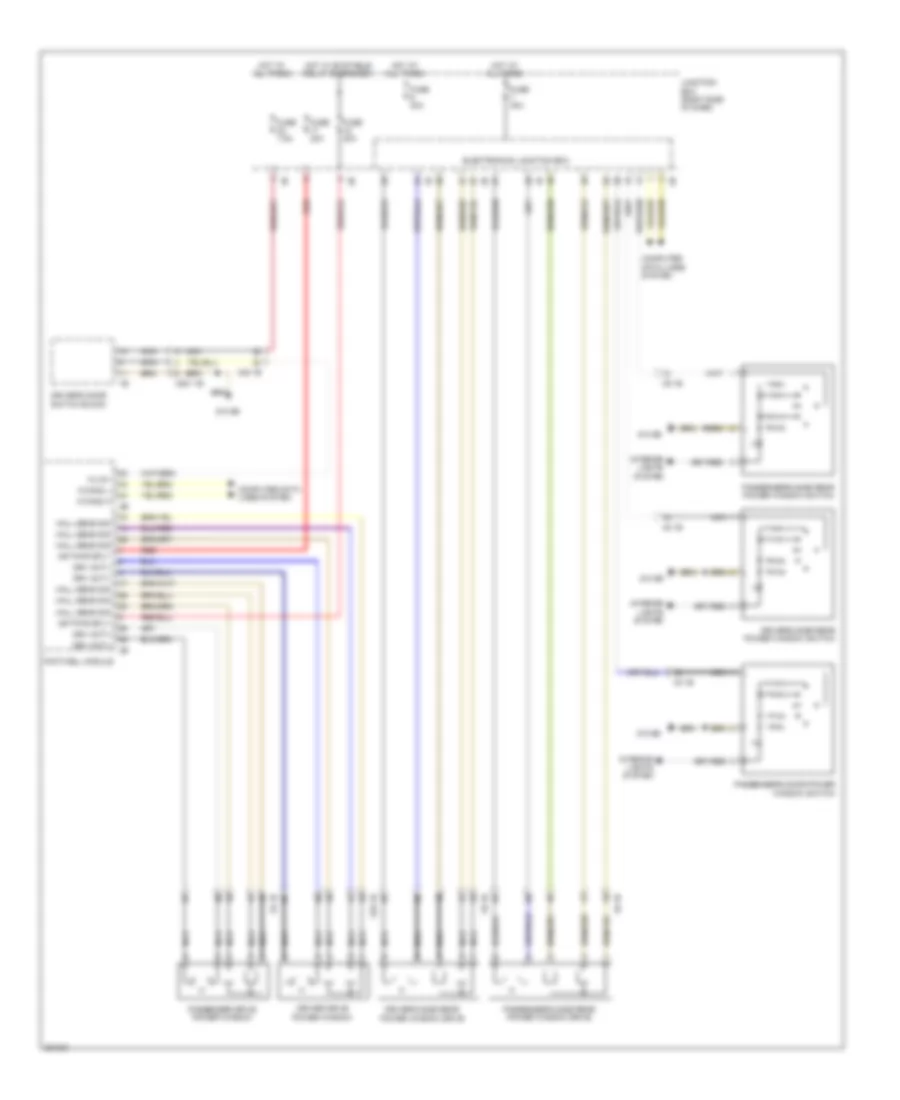 Power Windows Wiring Diagram for BMW X3 28i 2012
