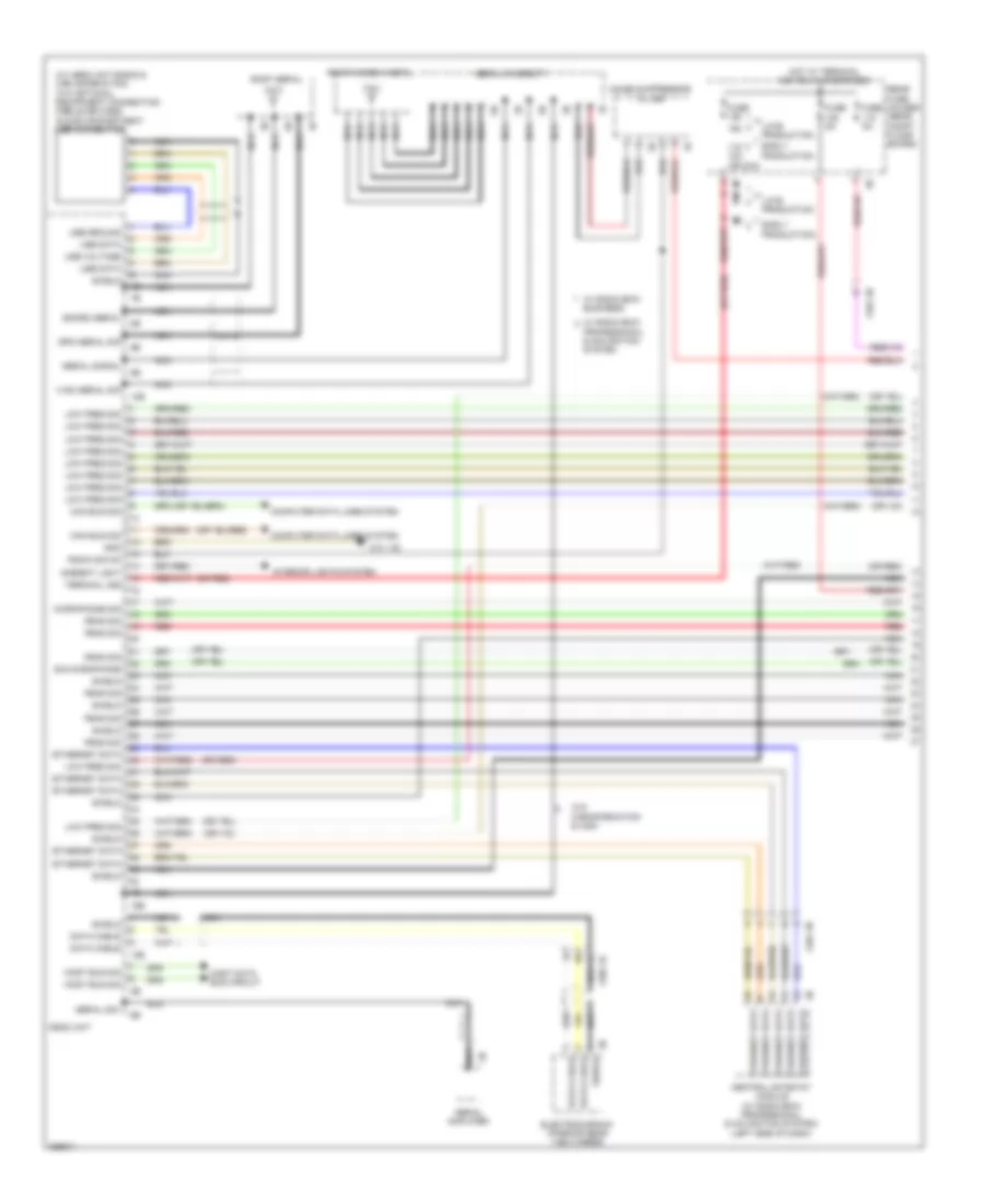 Base Radio Wiring Diagram 1 of 4 for BMW X3 28i 2012