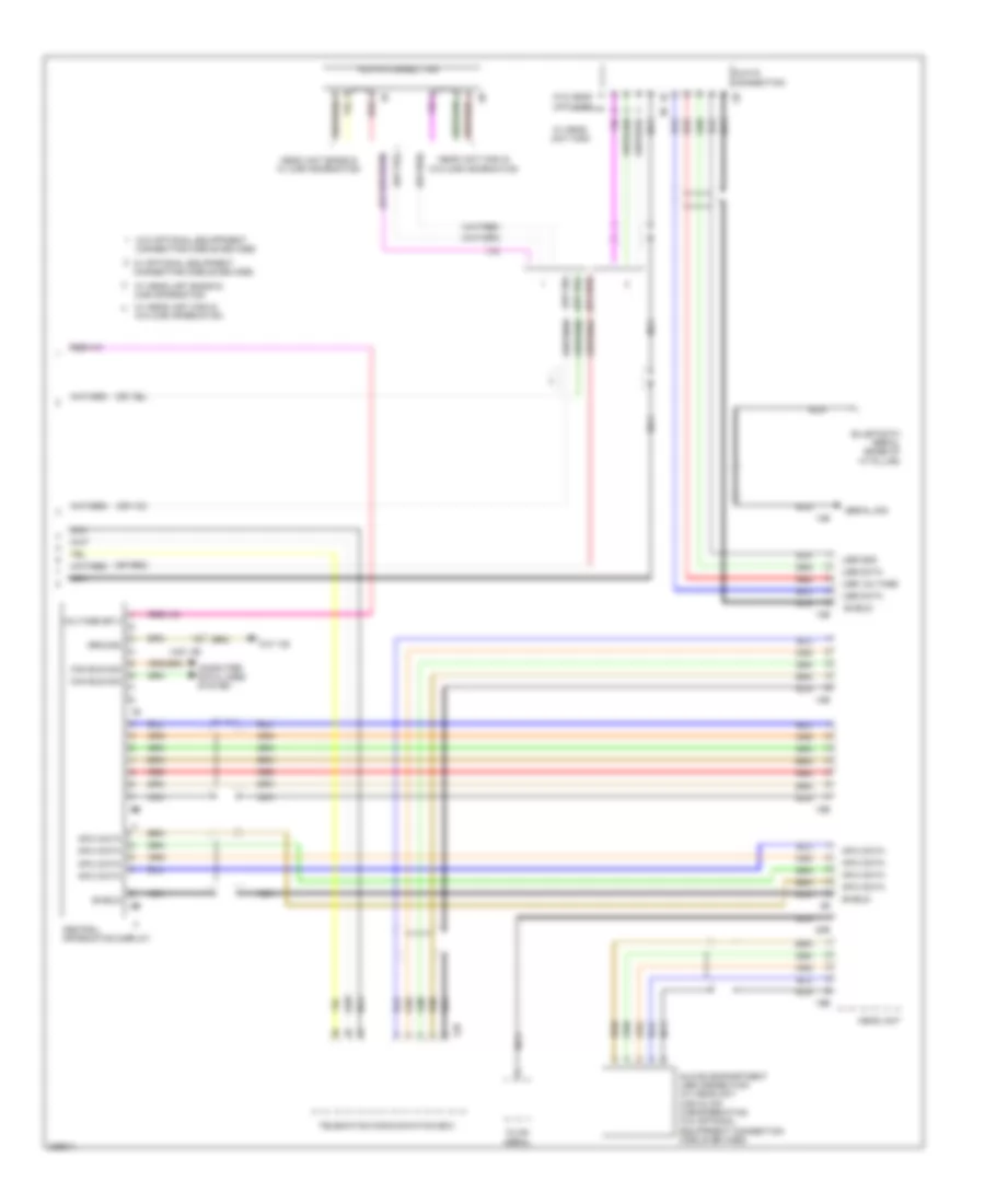 Base Radio Wiring Diagram 4 of 4 for BMW X3 28i 2012