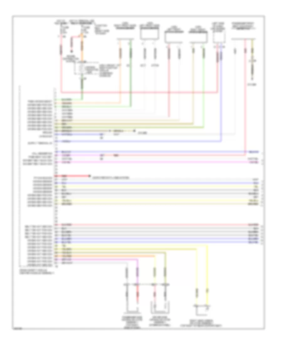 Supplemental Restraints Wiring Diagram 1 of 3 for BMW X3 28i 2012