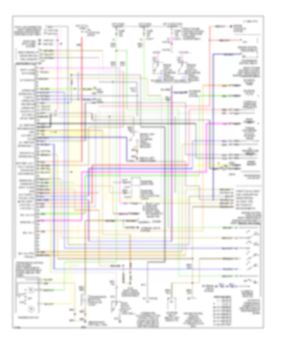 Transmission Wiring Diagram for BMW 325is 1994