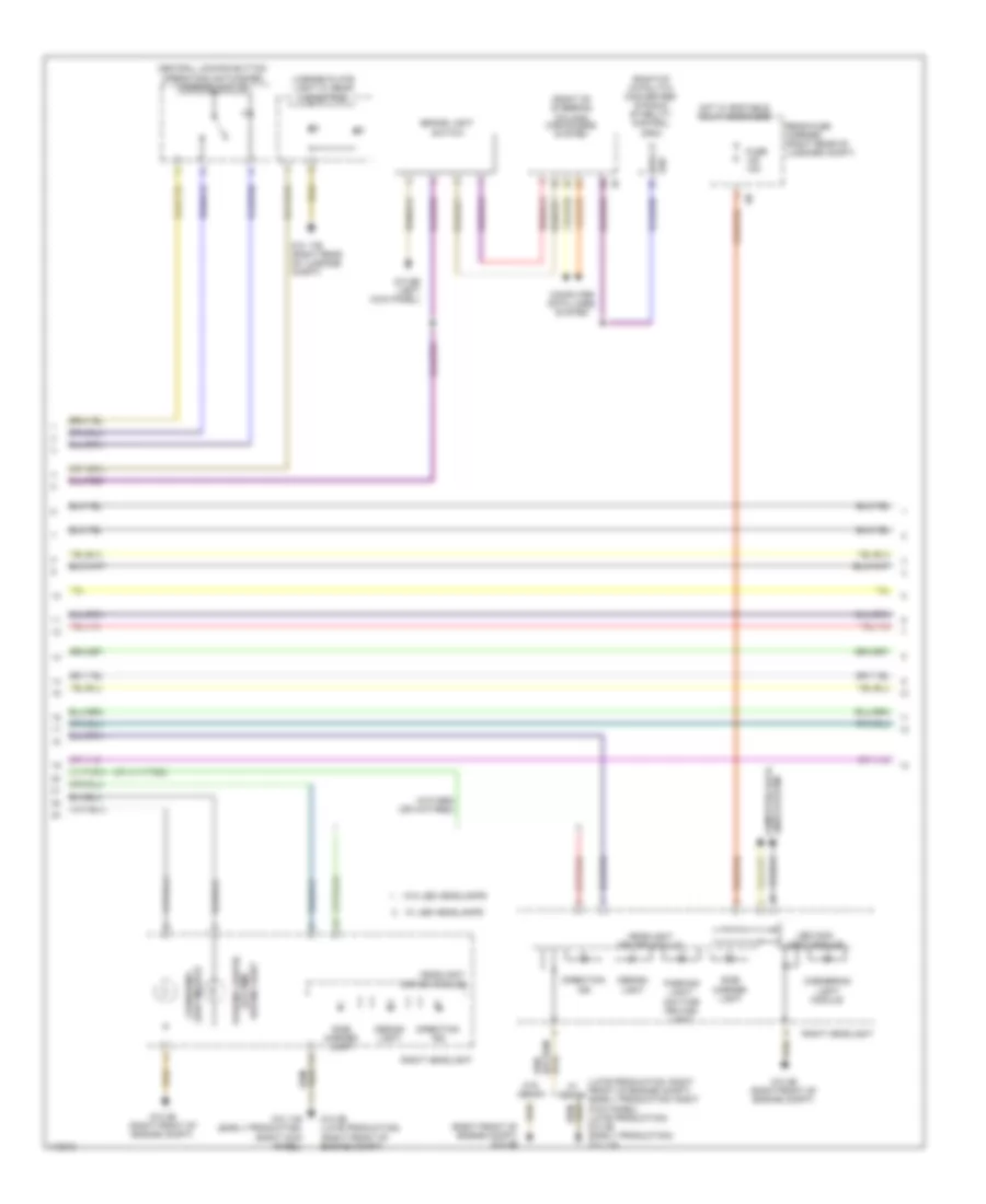 Exterior Lamps Wiring Diagram 2 of 3 for BMW 760Li 2013