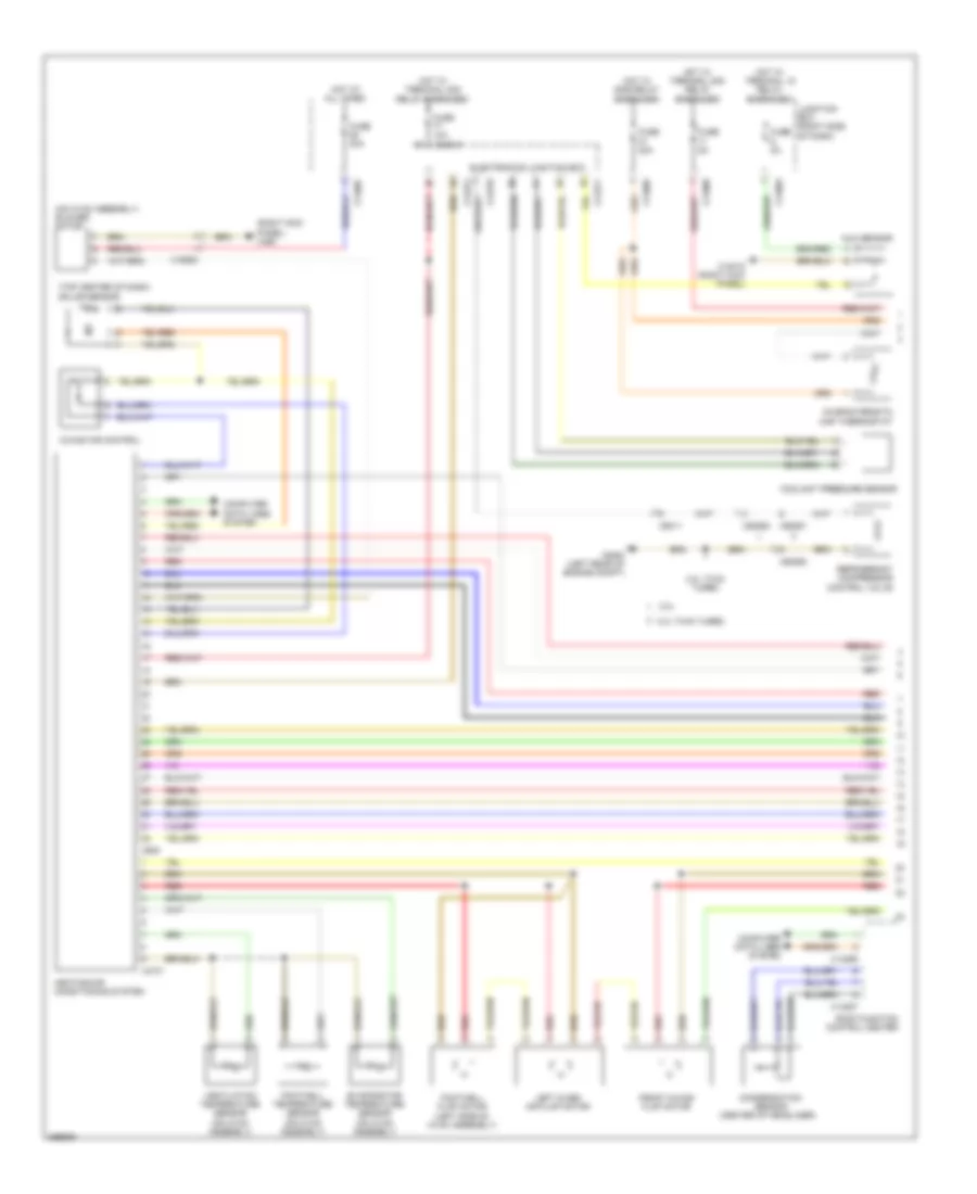 Automatic A C Wiring Diagram 1 of 2 for BMW Z4 35i 2011