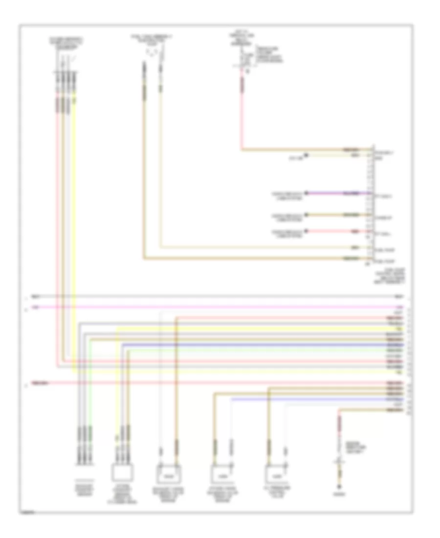 3.0L, Engine Performance Wiring Diagram (2 of 5) for BMW X3 35i 2012