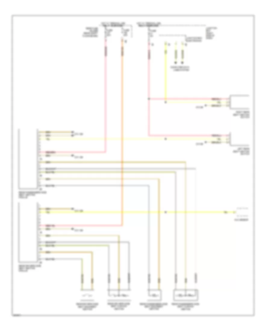 Rear Heated Seats Wiring Diagram for BMW X3 35i 2012