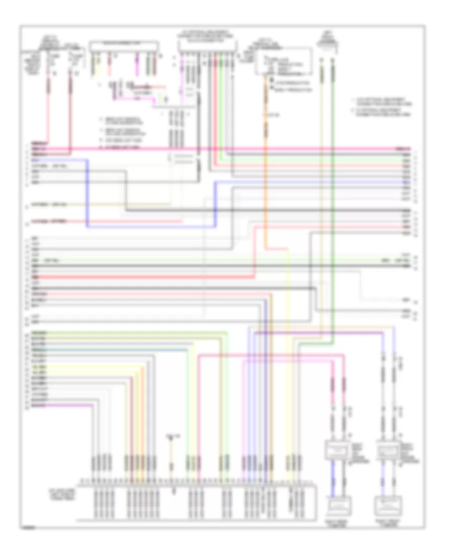 Hifi Radio Wiring Diagram 3 of 4 for BMW X3 35i 2012