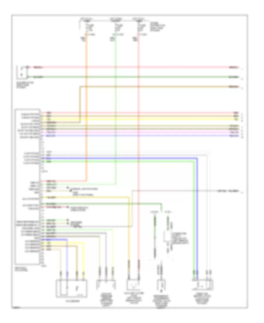 Automatic A C Wiring Diagram 1 of 2 for BMW M Coupe 2007