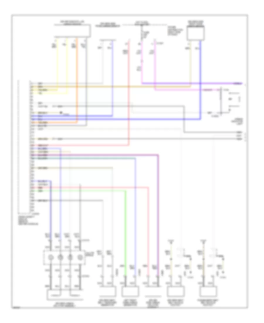 Supplemental Restraints Wiring Diagram 1 of 2 for BMW M Coupe 2007