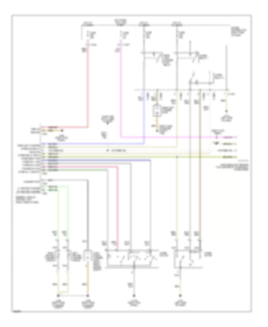 Электросхема стеклоочистителя, дворников и омывателя для BMW M Coupe 2007