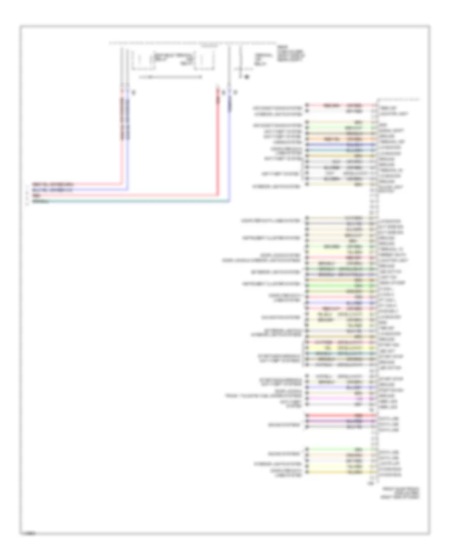 Front Electronic Control Module Wiring Diagram (3 of 3) for BMW ActiveHybrid 3 2013