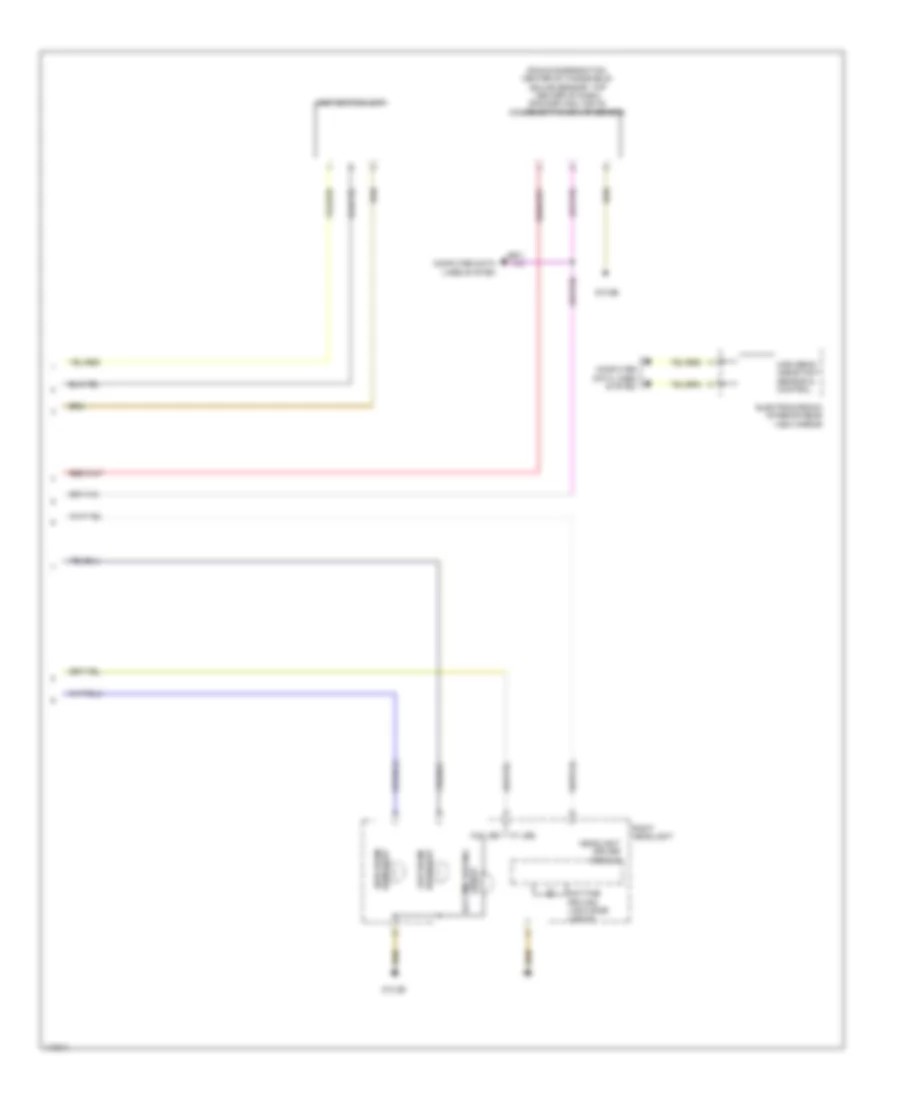 Headlamps Wiring Diagram, without Xenon Lamps (2 of 2) for BMW ActiveHybrid 3 2013