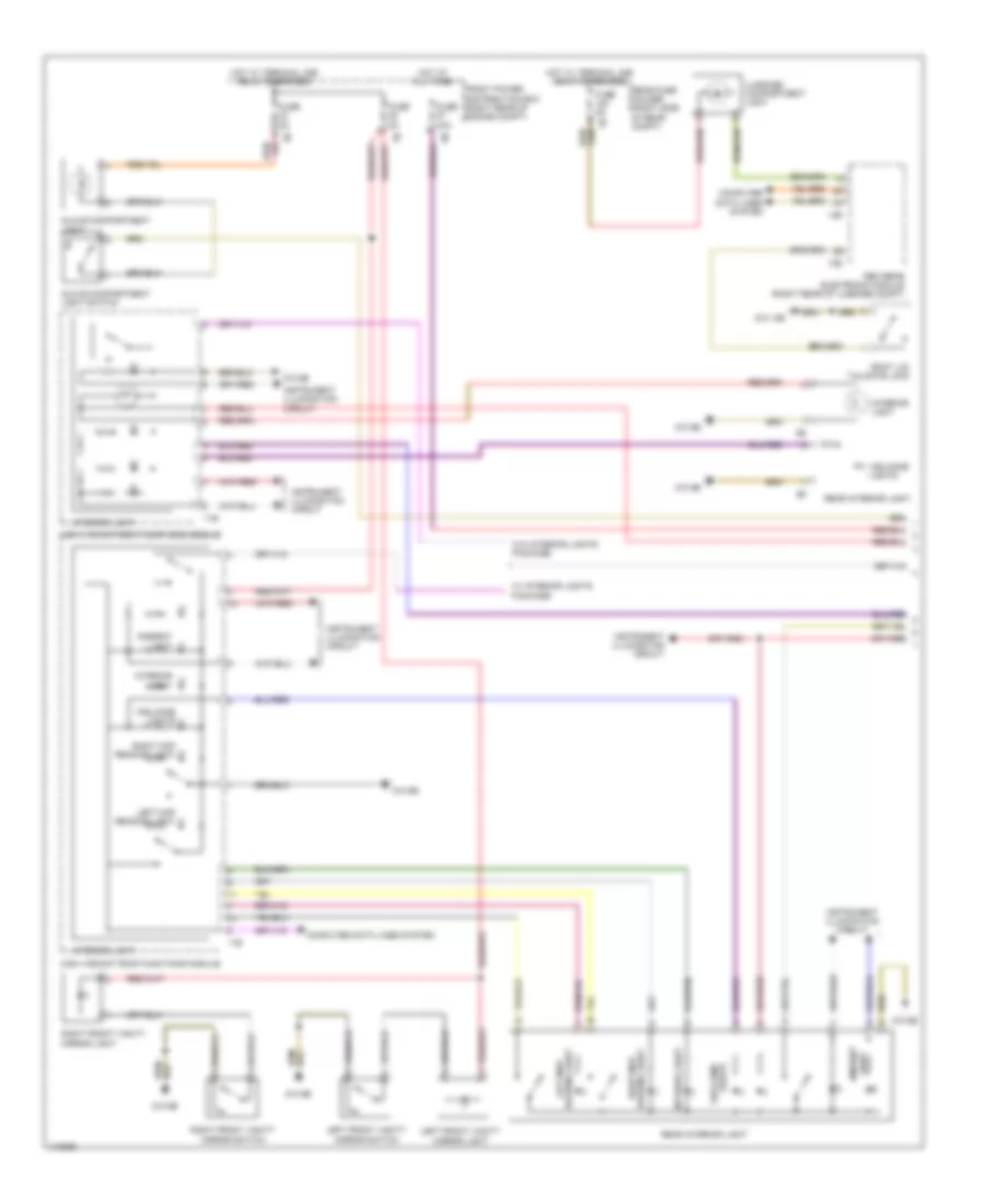 Courtesy Lamps Wiring Diagram 1 of 2 for BMW ActiveHybrid 3 2013