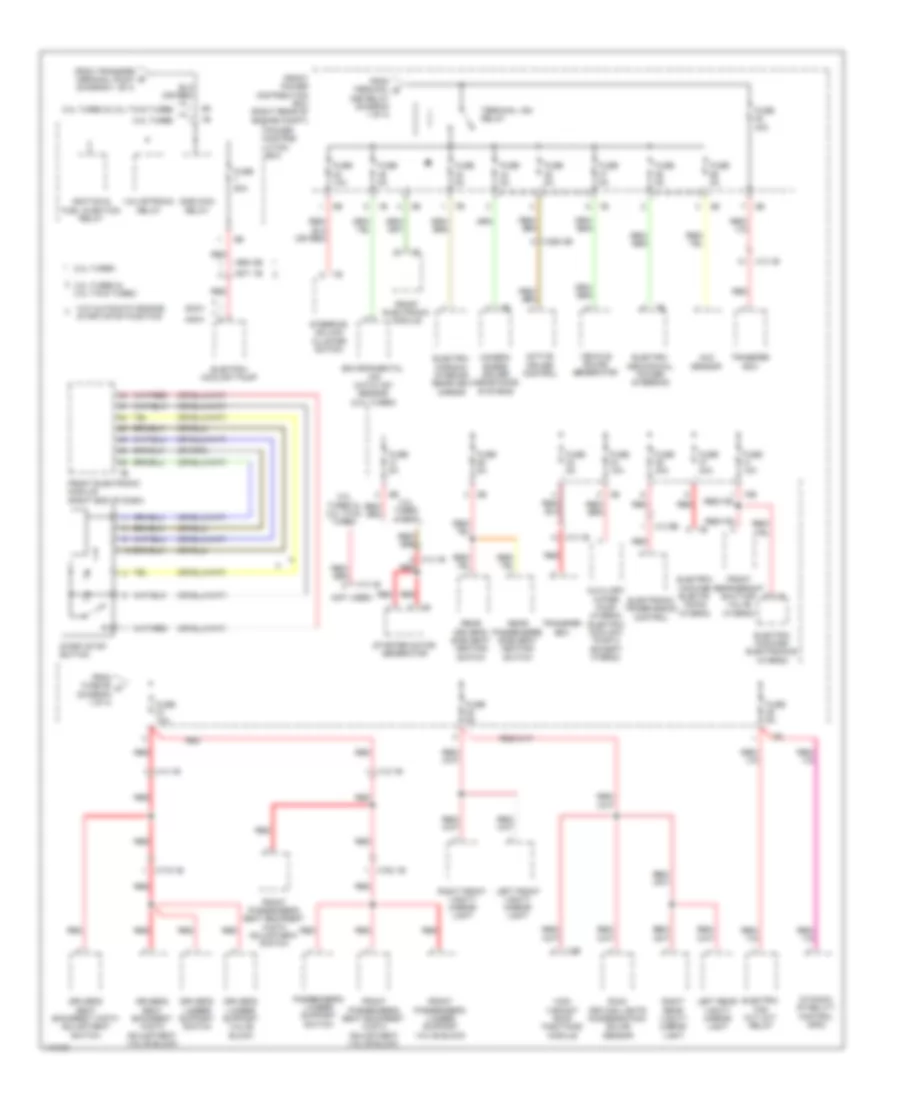 Power Distribution Wiring Diagram 2 of 4 for BMW ActiveHybrid 3 2013