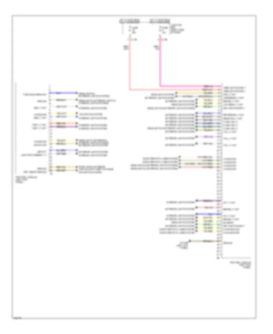 Body Control Modules Wiring Diagram 1 of 2 for BMW 740i 2014