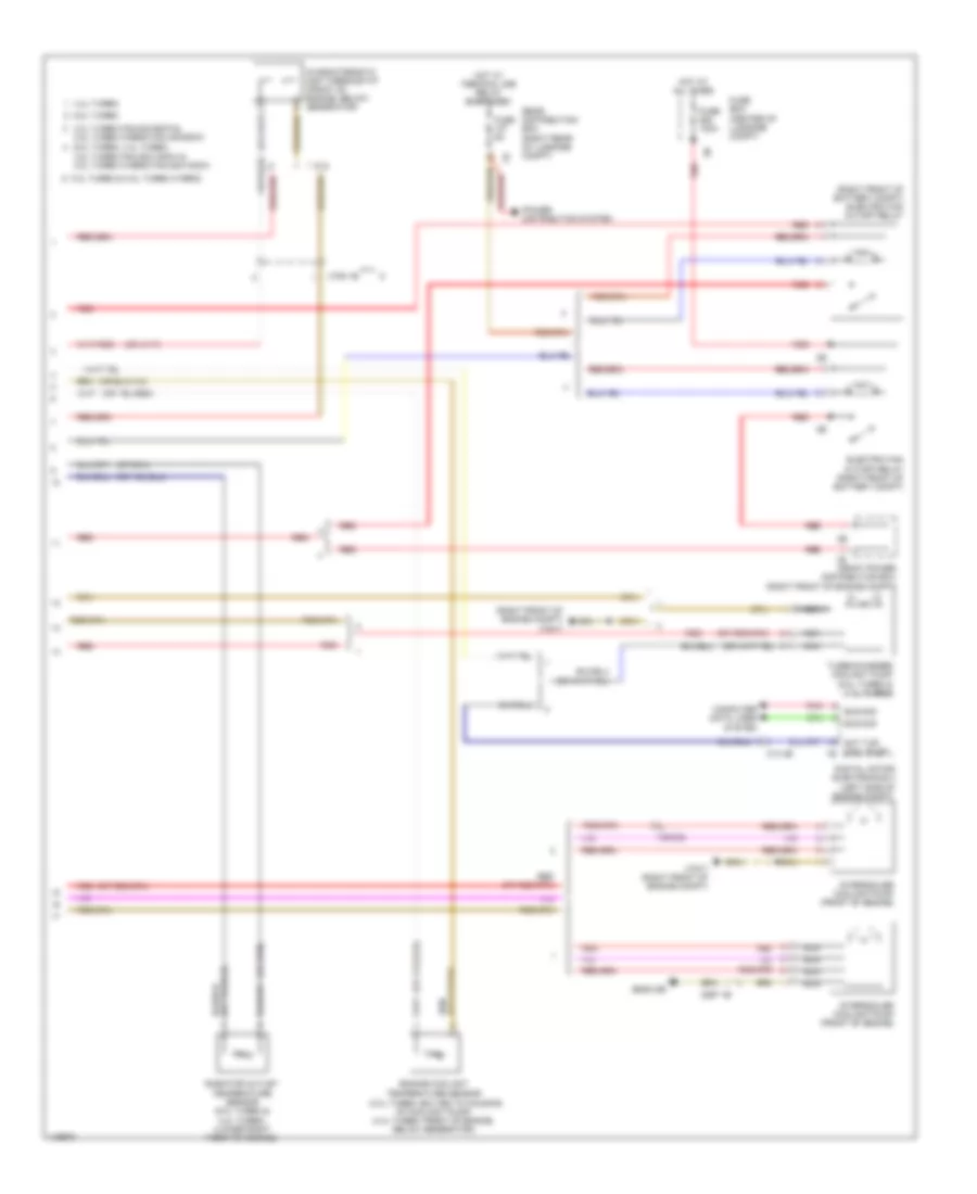 Cooling Fan Wiring Diagram 2 of 2 for BMW 740i 2014