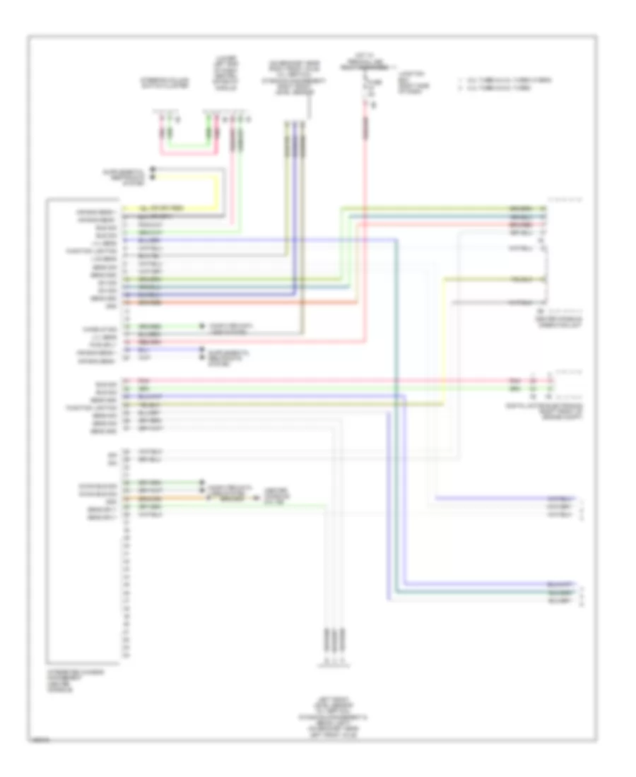 Air Suspension Wiring Diagram 1 of 2 for BMW 740i 2014