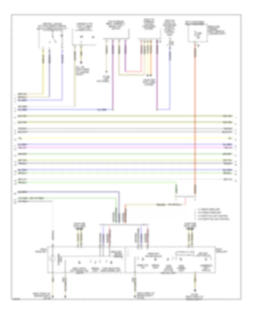 Exterior Lamps Wiring Diagram (2 of 3) for BMW 740i 2014