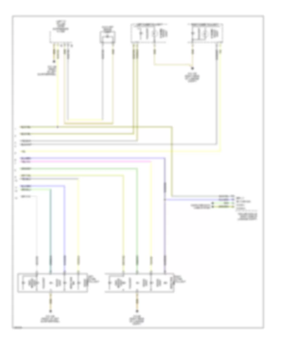 Exterior Lamps Wiring Diagram (3 of 3) for BMW 740i 2014
