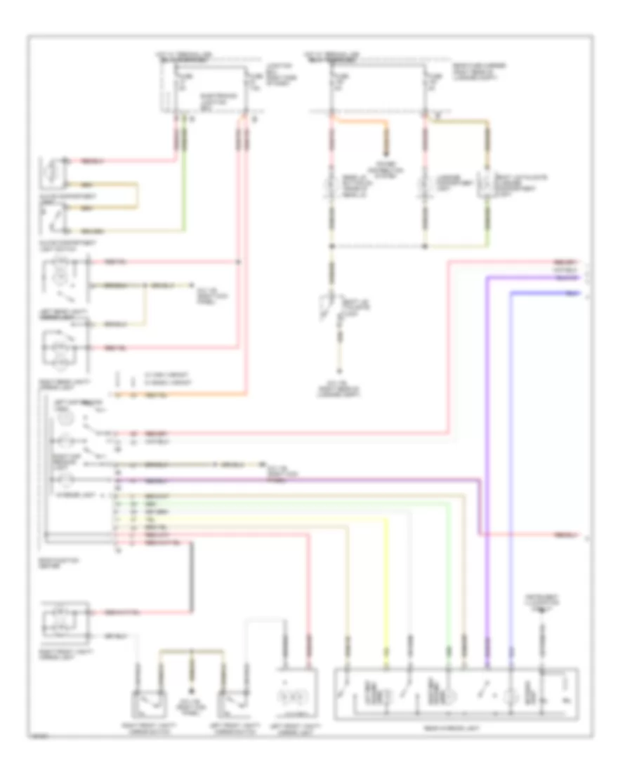 Courtesy Lamps Wiring Diagram 1 of 2 for BMW 740i 2014