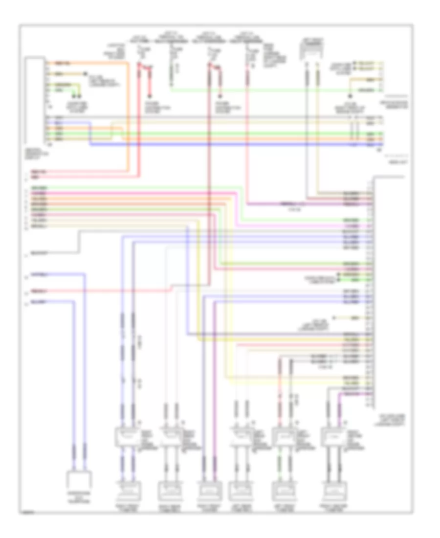 Navigation Wiring Diagram, Basic (2 of 2) for BMW 740i 2014