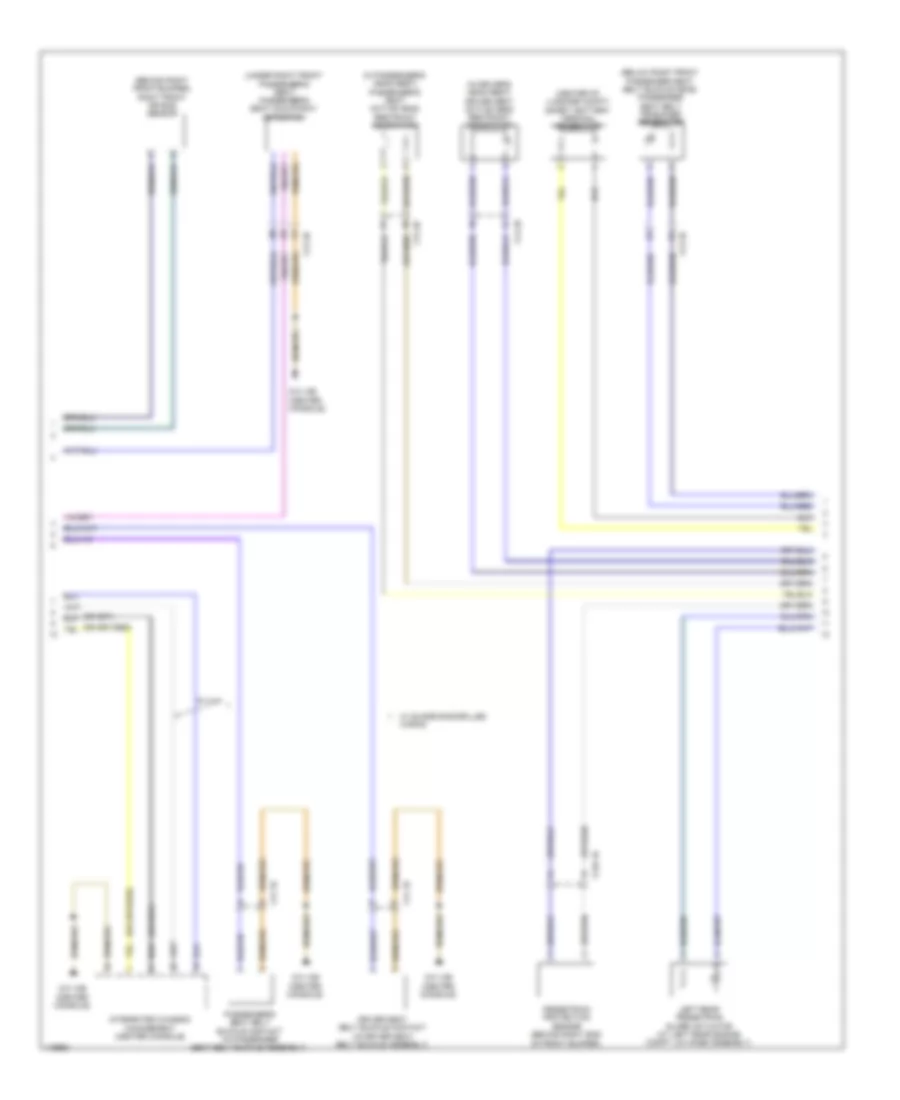 Supplemental Restraints Wiring Diagram 2 of 3 for BMW 740i 2014