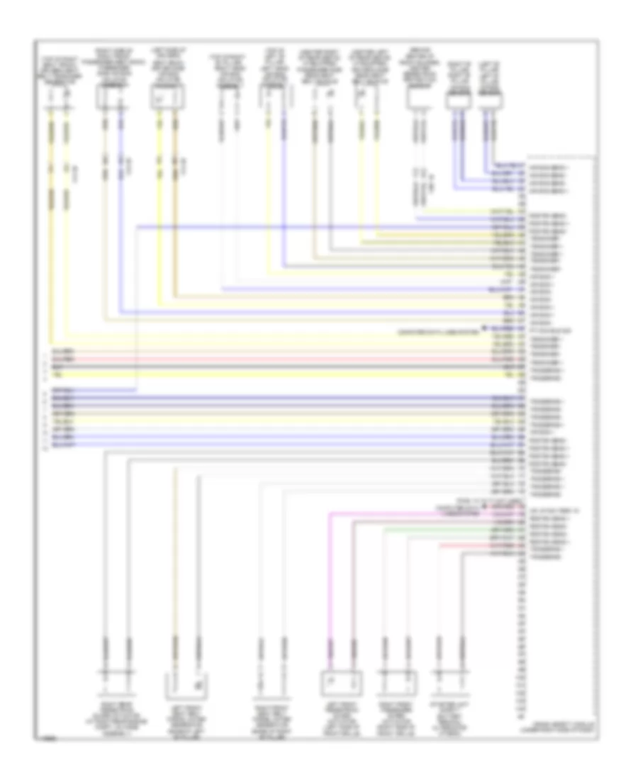 Supplemental Restraints Wiring Diagram (3 of 3) for BMW 740i 2014