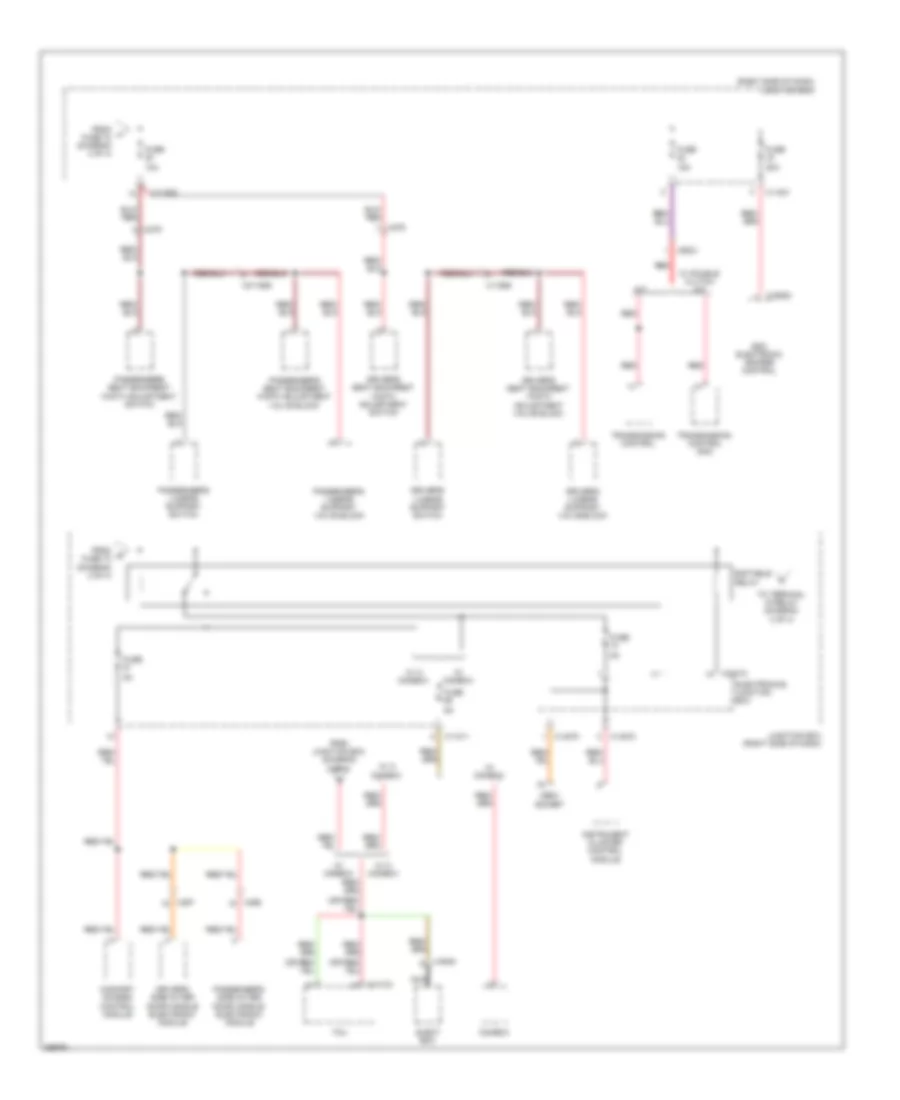 Power Distribution Wiring Diagram 4 of 4 for BMW Z4 35is 2011