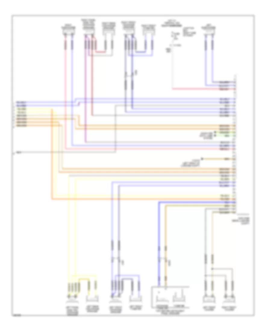 Premium Radio Wiring Diagram, without CIC (2 of 2) for BMW Z4 35is 2011