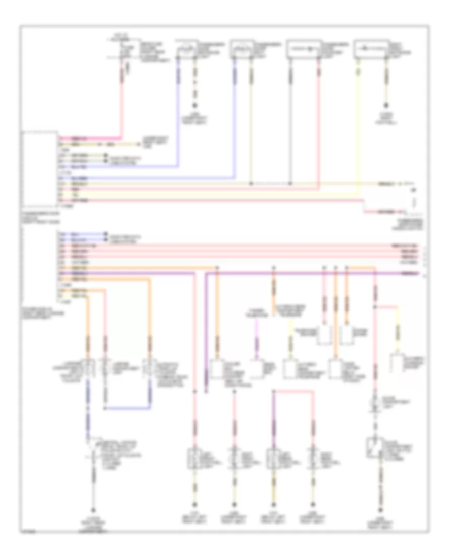 Courtesy Lamps Wiring Diagram 1 of 3 for BMW 745i 2004