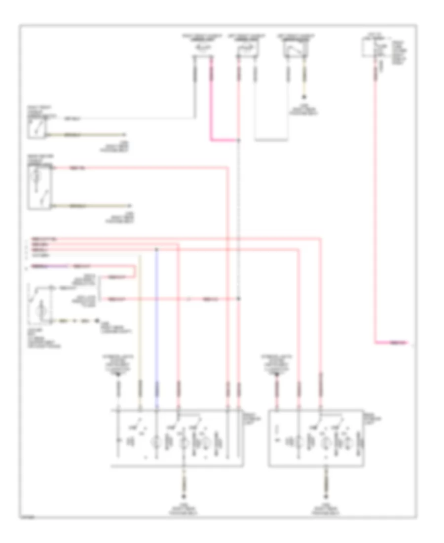 Courtesy Lamps Wiring Diagram 2 of 3 for BMW 745i 2004