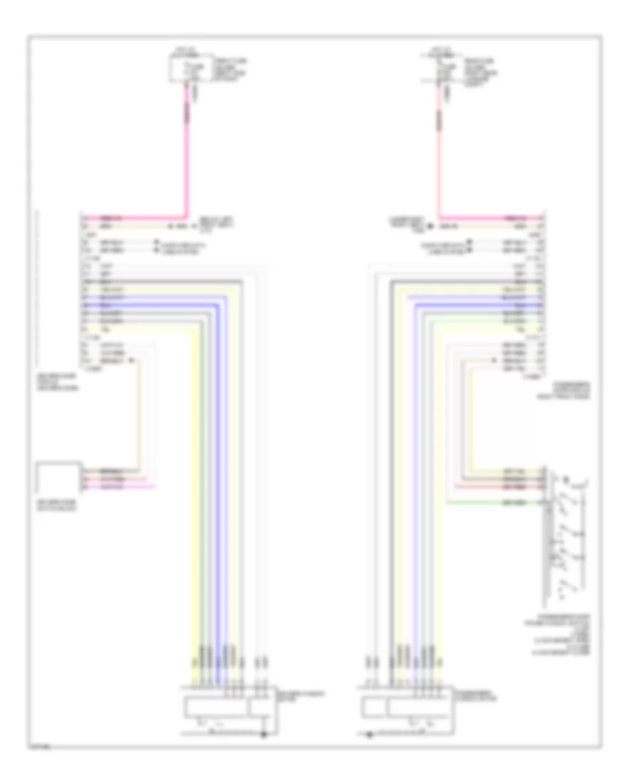 Power Windows Wiring Diagram 1 of 2 for BMW 745i 2004