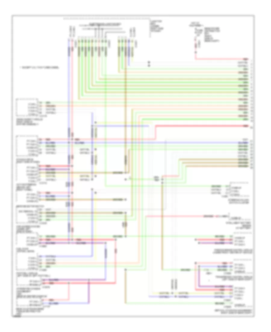 Computer Data Lines Wiring Diagram 1 of 3 for BMW X5 35d 2012