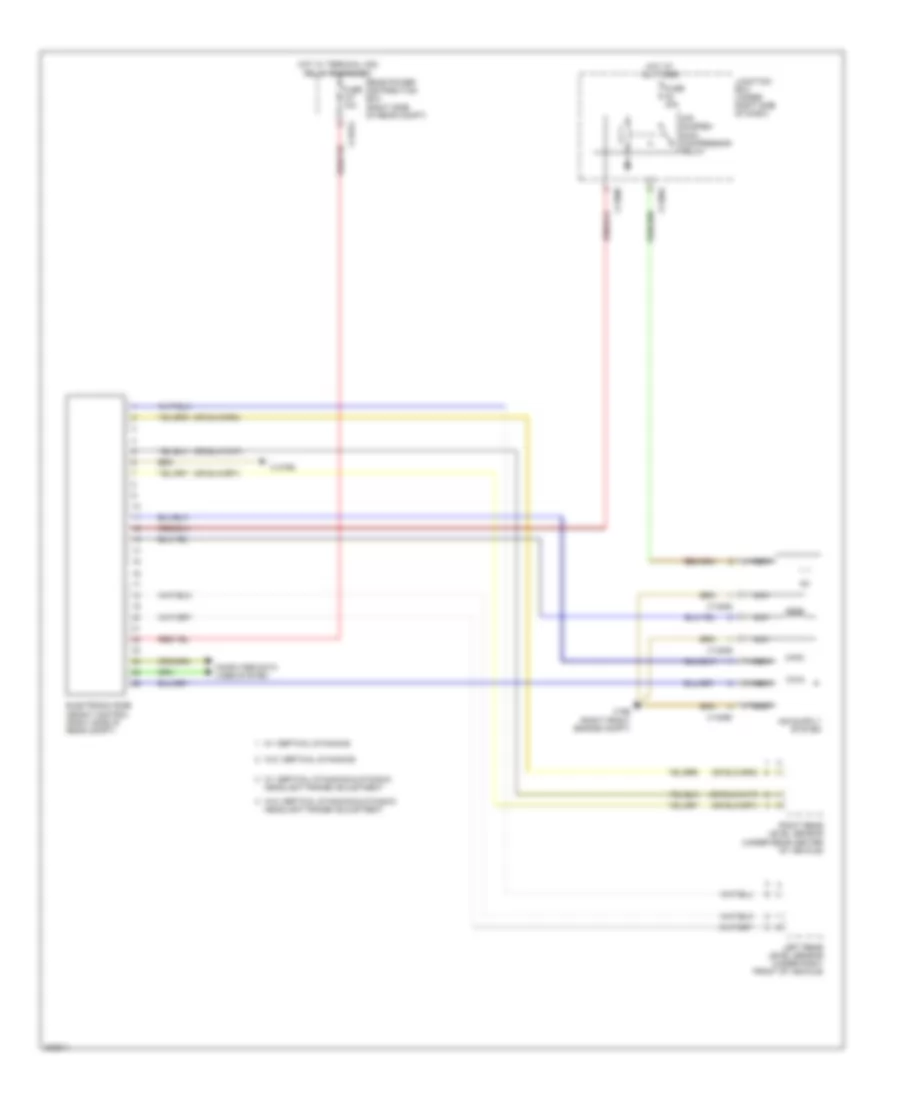 Air Suspension Wiring Diagram for BMW X5 35d 2012