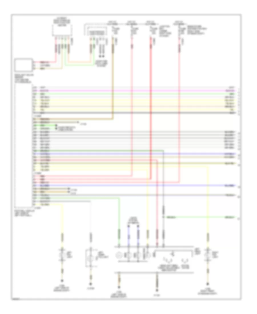 Adaptive Front Lighting Wiring Diagram 1 of 2 for BMW X5 35d 2012