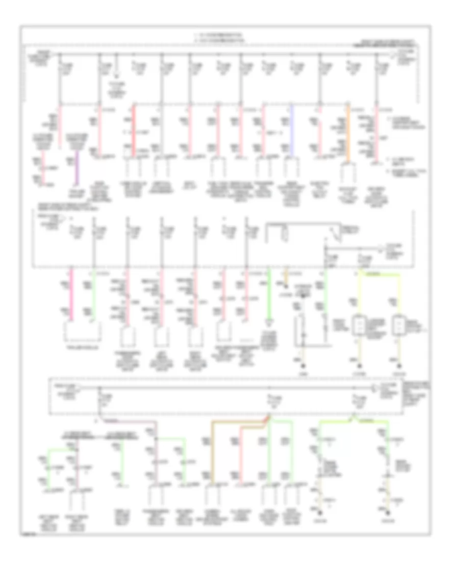 Power Distribution Wiring Diagram 4 of 5 for BMW X5 35d 2012
