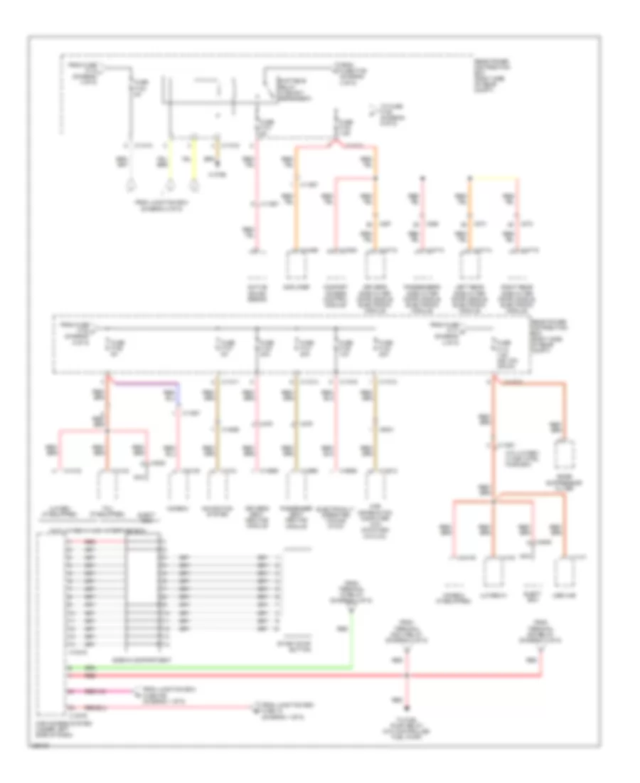 Power Distribution Wiring Diagram 5 of 5 for BMW X5 35d 2012