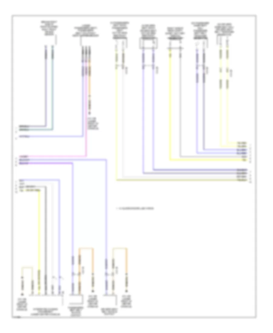 Supplemental Restraints Wiring Diagram 2 of 3 for BMW ActiveHybrid 5 2013