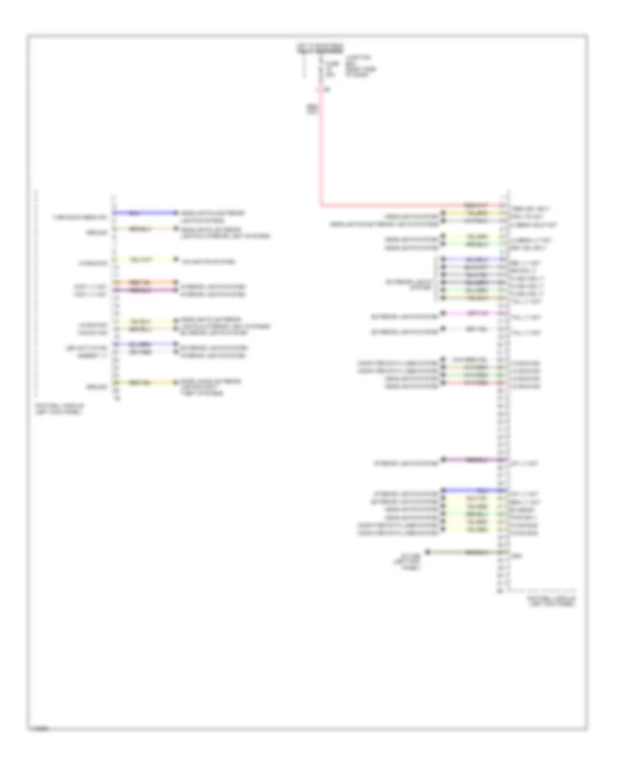 Body Control Modules Wiring Diagram 1 of 2 for BMW ActiveHybrid 5 2013