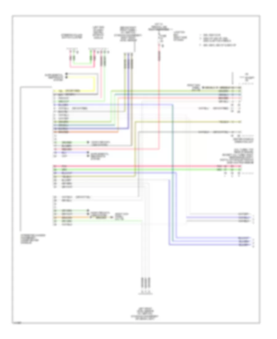 Air Suspension Wiring Diagram 1 of 2 for BMW ActiveHybrid 5 2013