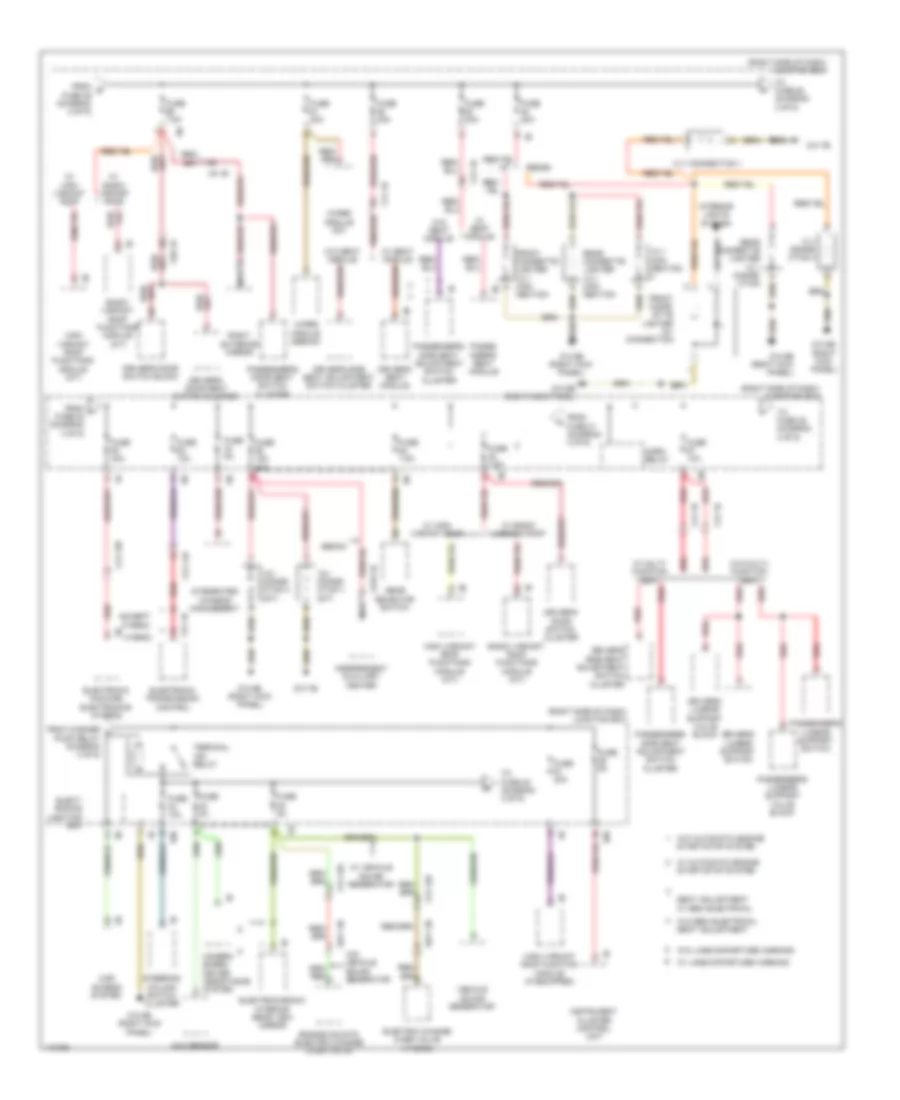 Power Distribution Wiring Diagram 3 of 6 for BMW ActiveHybrid 5 2013