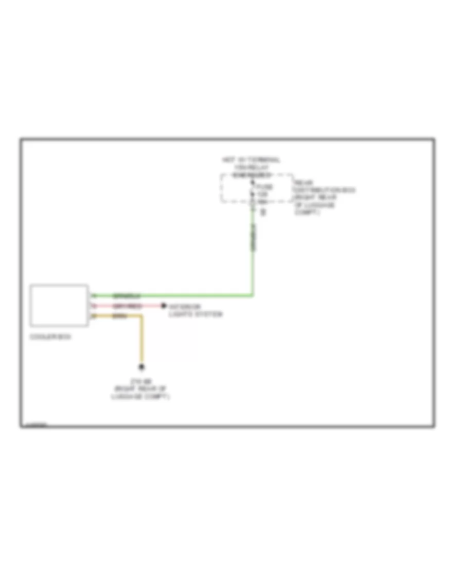 Cool Box Wiring Diagram for BMW 740Li 2014