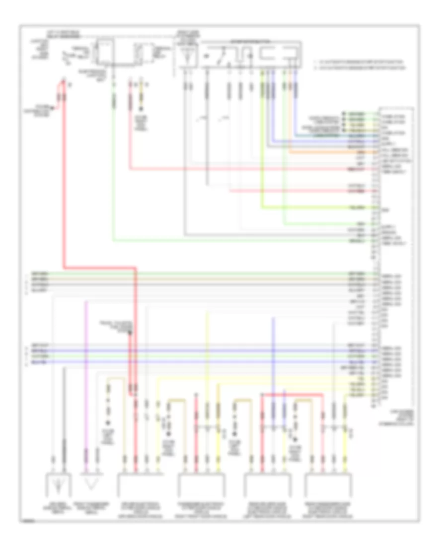 Anti theft Wiring Diagram 2 of 2 for BMW 740Li 2014
