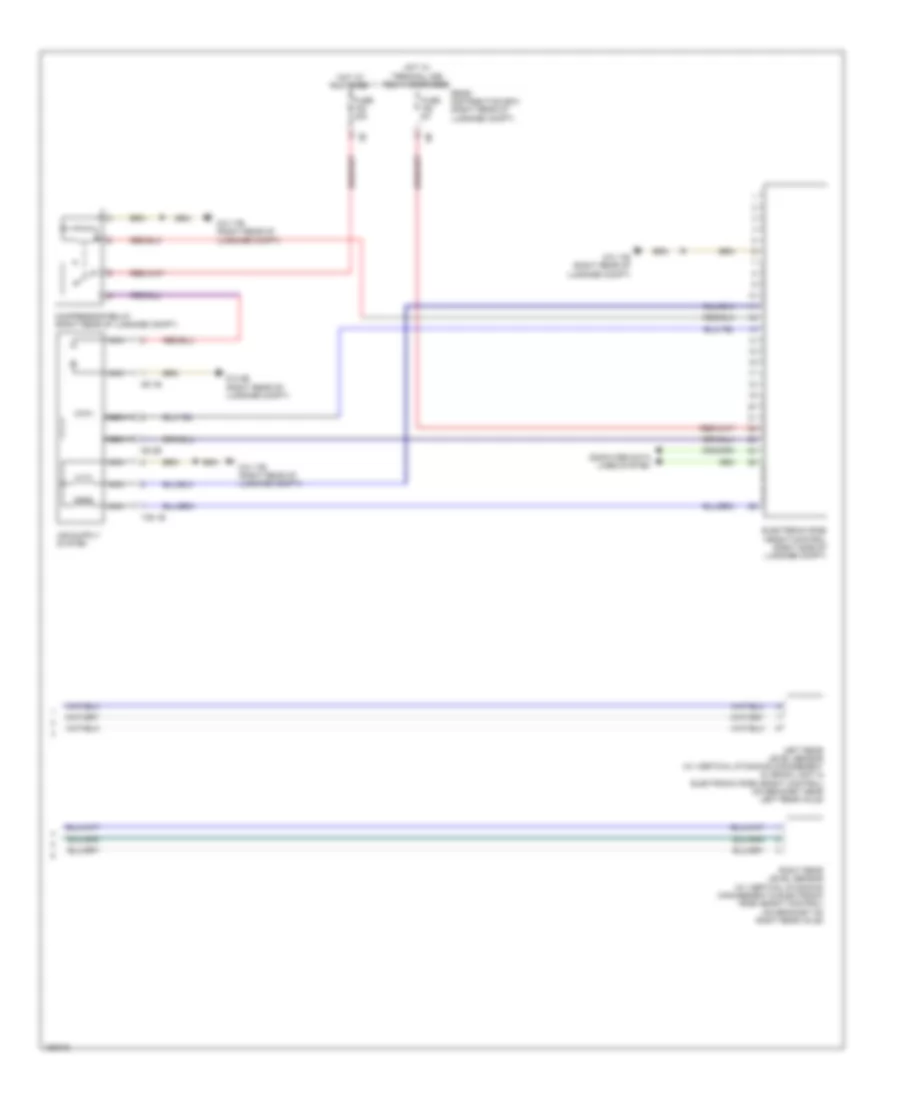 Air Suspension Wiring Diagram 2 of 2 for BMW 740Li 2014